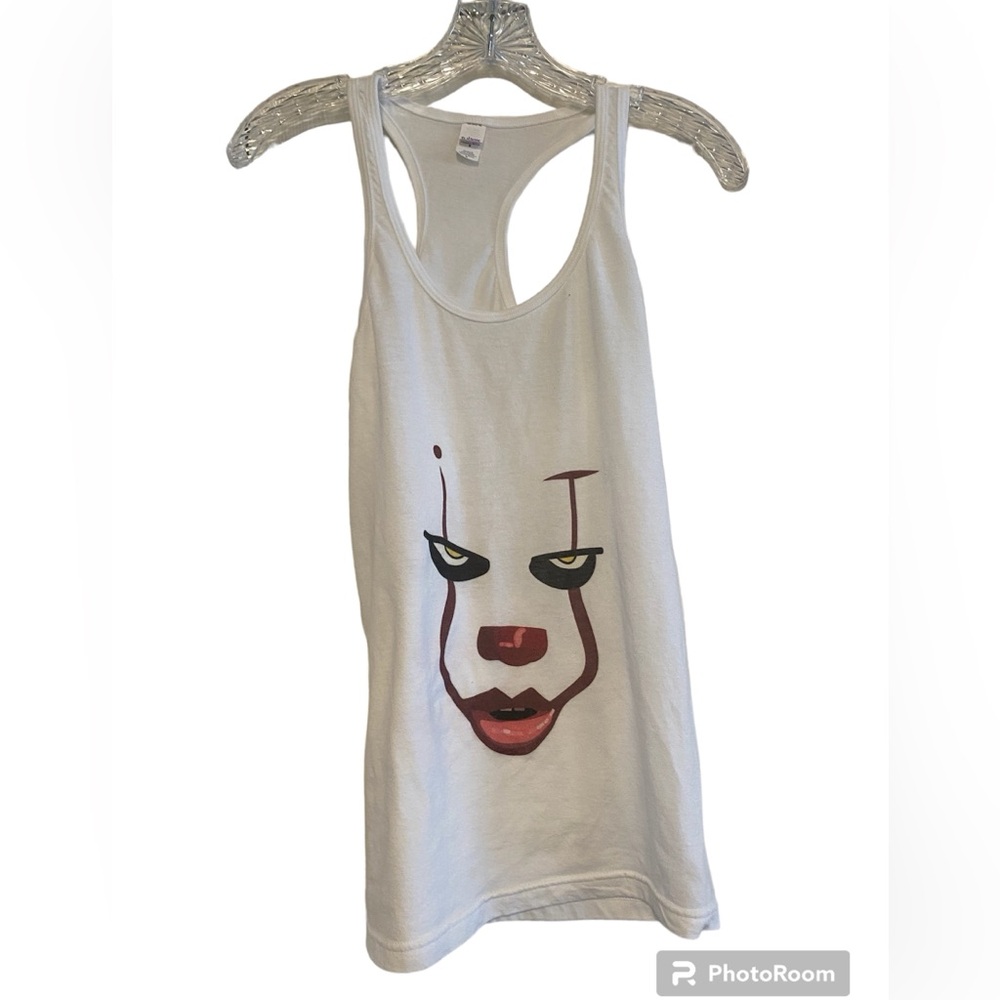 IT Pennywise Muscle Tank - White - Medium